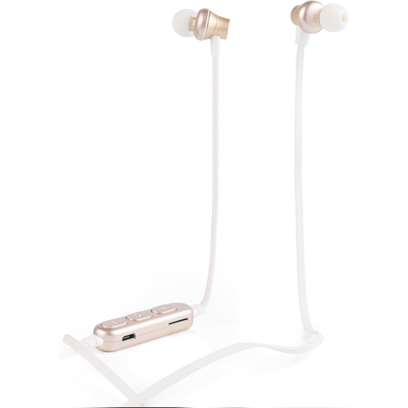 Maxim EE3576MAXGLDNL Metallic Wireless Earphones - Gadget Man Ireland