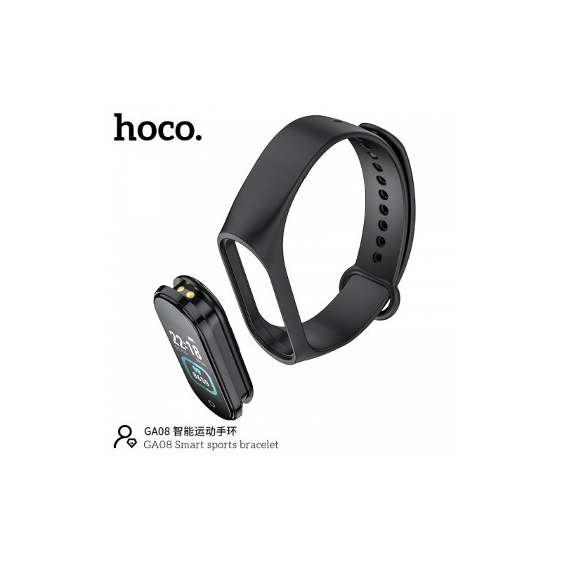 HOCO GA08 Smart Fitness Bracelet Black | Gadget Man Ireland