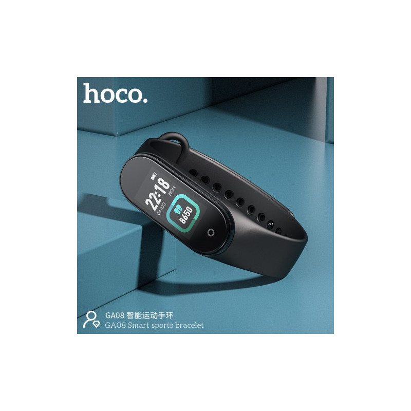 HOCO GA08 Smart Fitness Bracelet Black | Gadget Man Ireland
