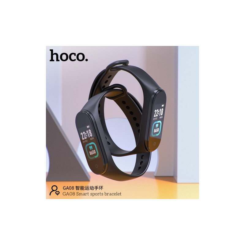 HOCO GA08 Smart Fitness Bracelet Black | Gadget Man Ireland