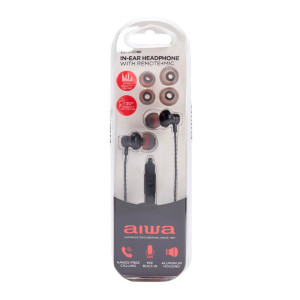 Aiwa ESTM-50SL In-Ear Headphones with Mic | Gadget Man Ireland