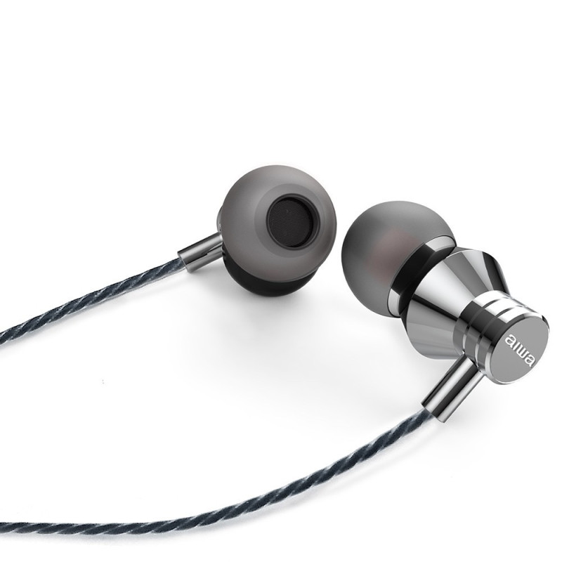 Aiwa ESTM-50SL In-Ear Headphones with Mic | Gadget Man Ireland