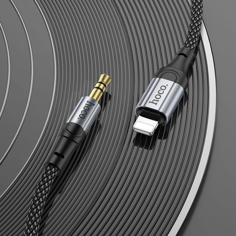 Hoco UPA26 Lightning to 3.5mm Aux Audio Cable 1m | Gadget Man Ireland