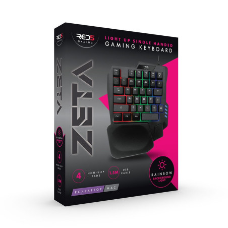 Gadget Man Ireland - RED5 One Hand Gaming Keyboard - Gaming Accessory