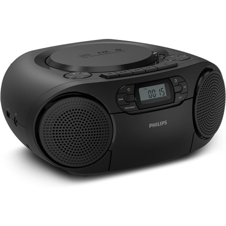 Philips CD Soundmachine, Bluetooth, Cassette, FM | Black | Gadget Man Ireland