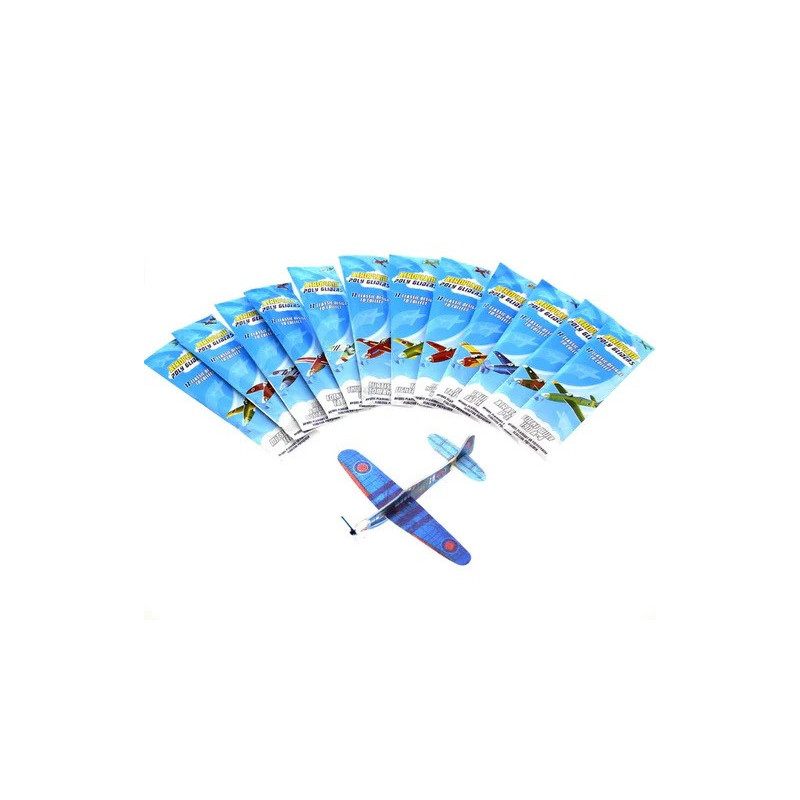 Tobar Aeroplane Poly Glider Assorted Flying Toy | Gadget Man