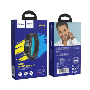HOCO GA08 Smart Fitness Bracelet Black | Gadget Man Ireland