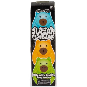 Scrunchems Mini Sugar Capybaras 3-Pack Sensory Toy | Gadget Man Ireland