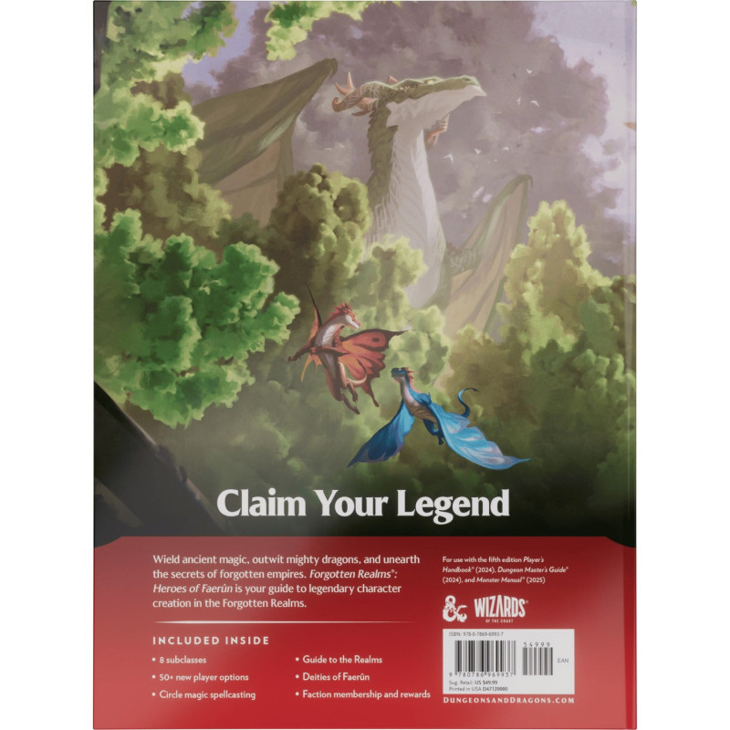 D&D Forgotten Realms Heroes of Faerûn Expansion | Gadget Man Ireland