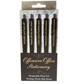 Offensive Office Pens
