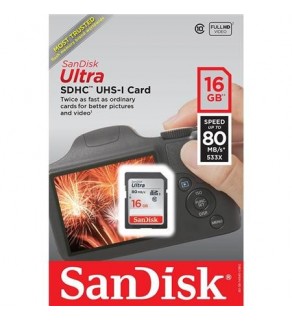 SanDisk Ultra SDHC 80MB/s