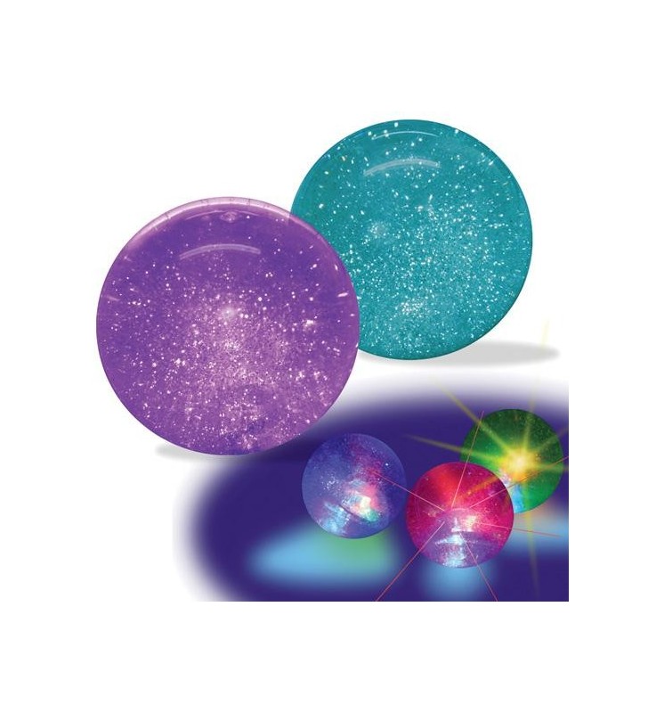 Light Up Glitter Squeeze Ball
