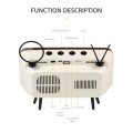 Retro TV Phone Holder with Bluetooth Speaker