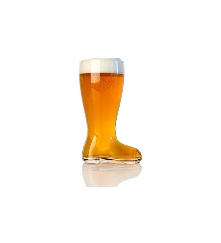 The Beer Drinkers Beer Boot Glass Gift
