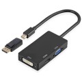 Mini Displayport Male / Display Port Male to HDMI / VGA / DVI Female Adapter