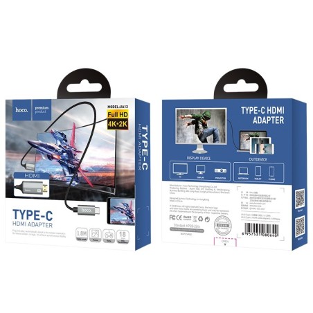 Gadget Man Ireland - Type-C to HDMI Adapter Cable - Smartphone to TV