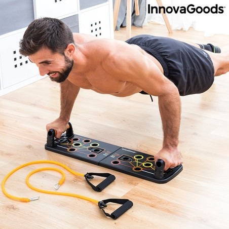 InnovaGoods Push-Up Board with Resistance Bands - Gadget Man Ireland