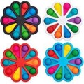 Gadget Man Ireland - Multicolor Simple Dimple Fidget Sensory Kids Toy Unicorn/Flower design