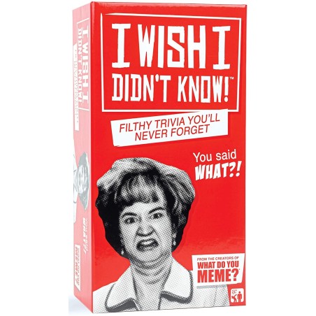 Gadget Man Ireland -I Wish I Didn't Know - The Filthy Trivia Party Game
