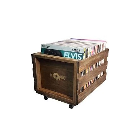 Gadget Man Ireland - 12 Inch LP Wood Crate For Vinyl Storage