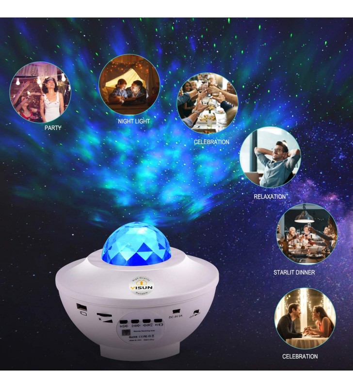 Gadget Man Ireland - LED Galaxy Starry Projector Night Light