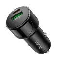 Gadget Man Ireland-Hoco Z42 Quick car charger with Type C and USB