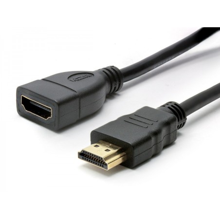 Gadget Man Ireland - Male to Female HDMI Extension Cable - 1.5m