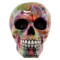 Gadget Man Ireland- Rainbow Marble Effect Skull Ornament