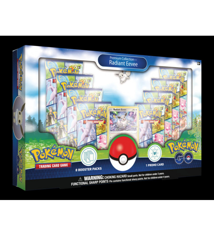  Pokemon TCG: Pokemon GO Premium Collection - Radiant Eevee :  Toys & Games