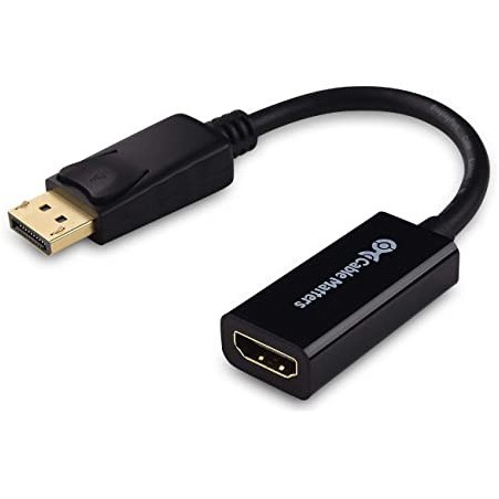 Gadget Man Ireland-4K DisplayPort to HDMI Female Converter Black