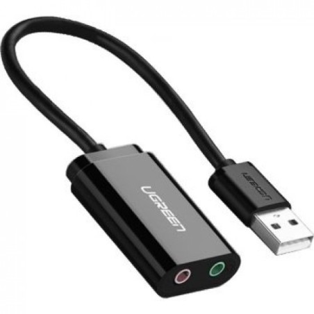 Gadget Man Ireland-USB 2.0 External Sound Adapter Black
