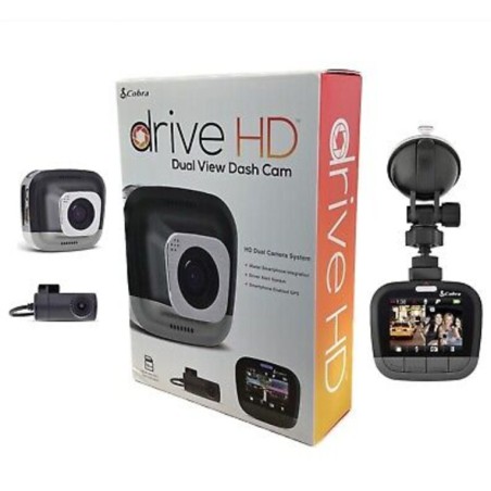 Gadgetman Ireland -Dash Cam COBRA DUAL HD FRONT AND REAR FACING DASH CAM