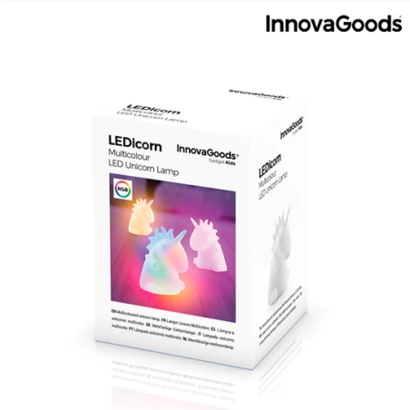 Gadgetman Ireland-LEDicorn Multicolour Unicorn Lamp
