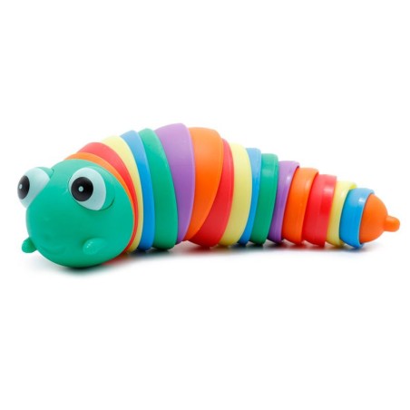 Gadget Man - Rainbow Slug Fidget Toy