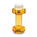 "Dumbbell Beer Glass - Quirky 600ml Drinking Vessel"