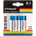 Gadget Man Ireland - Polaroid D-2 Super Alkaline Batteries (2 Pack)