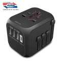 World Travel Adapter & USB Type-C Charger by Gadget Man - Stay Powered Everywhere