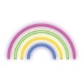 Forever Light Neon LED Rainbow Multikolor - USB and Battery-Powered Decorative Sign