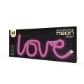 Forever Light Neon LED Love Pink - USB and Battery-Powered Decorative Sign