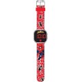 Shop Disney Marvel Spider-Man Kid's Red Silicone Strap Watch
