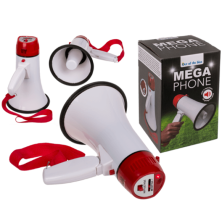 Gadget Man Ireland - Fan Megaphone with Alarm Mode - Novelty Gift