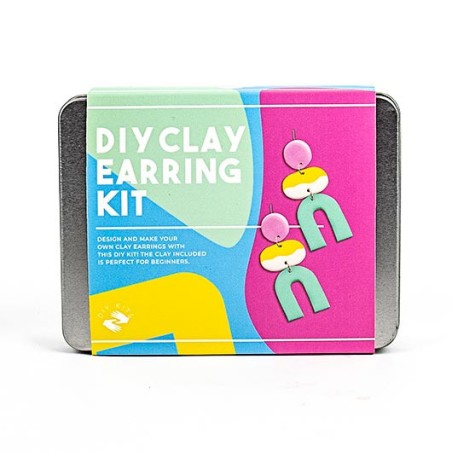 Gadget Man Clay Earring DIY Kit – Craft Your Style with Unique, Colorful Earrings